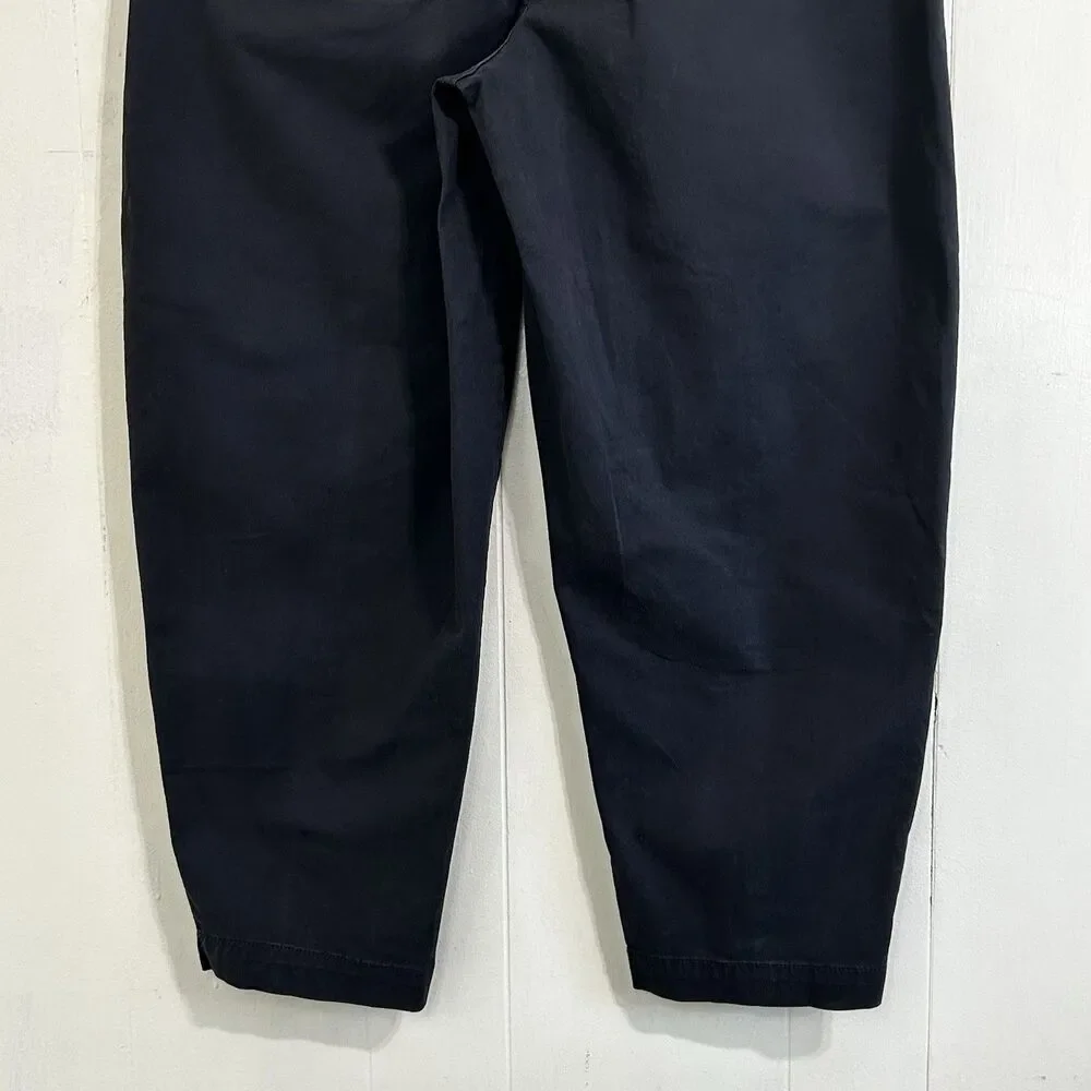 Banana Republic Women Barrel Pant Size 10 Dark Gray High Rise Tapered Pants - Picture 8 of 14